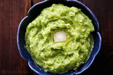 Green Mashed Potatoes