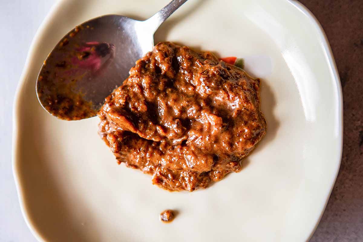 Authentic Chicken Korma Recipe - onion paste