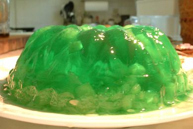 Lime Jello Cucumber Horseradish Salad