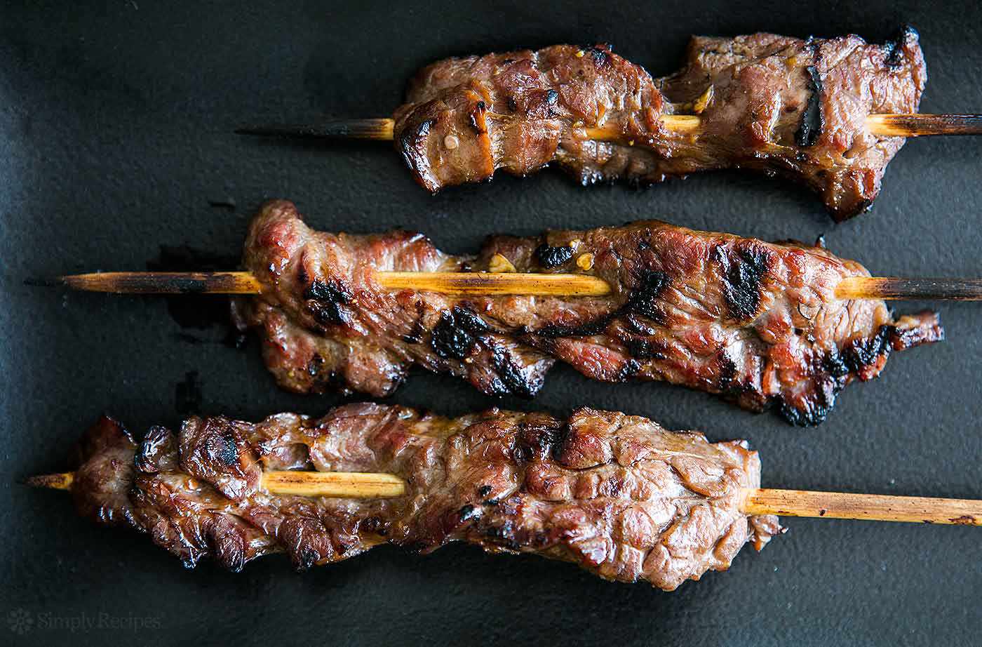 Grilled Skirt Steak Skewers Recipe 