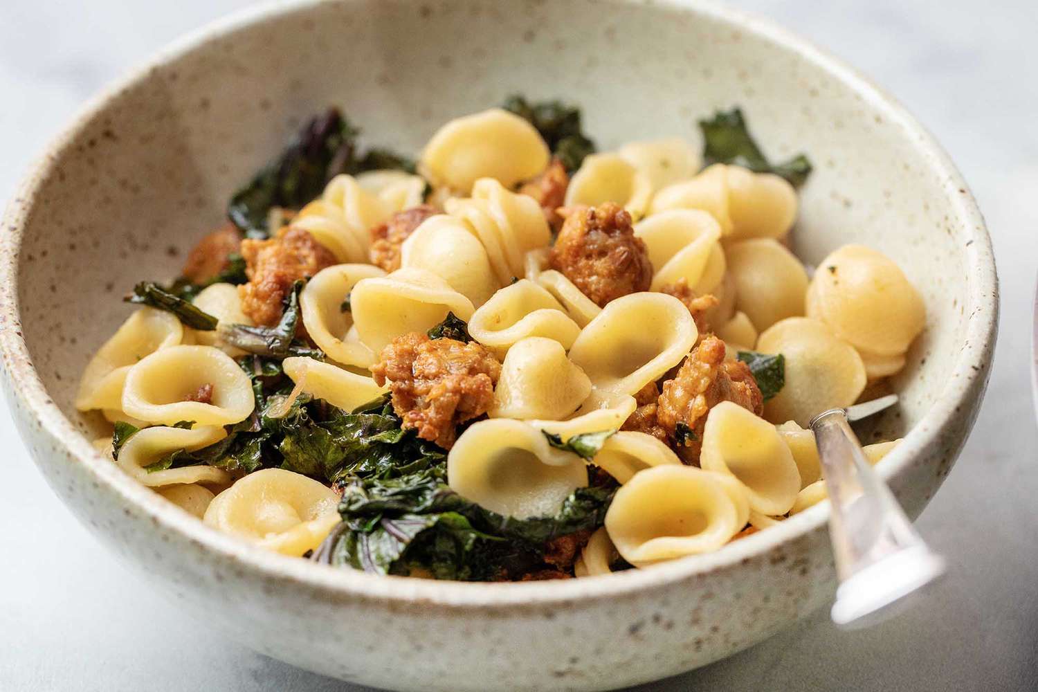 Orecchiette Pasta with Sausage and Kale