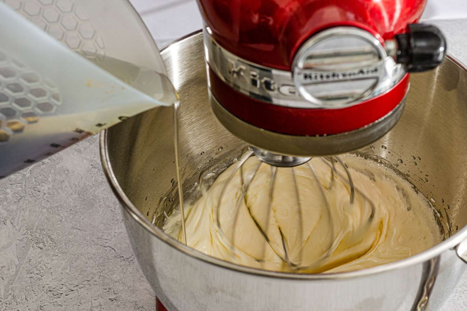 Drizzle in the coffee and oil.