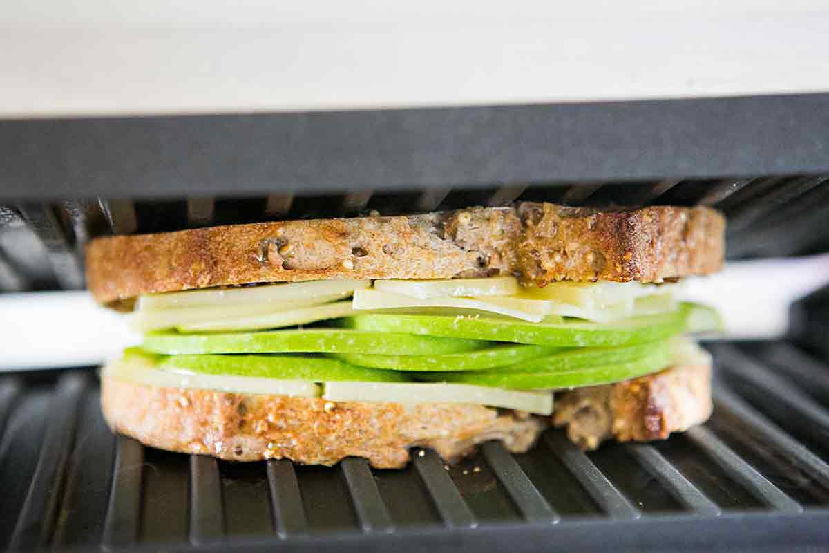 Gruyere Apple Fig Jam Panini