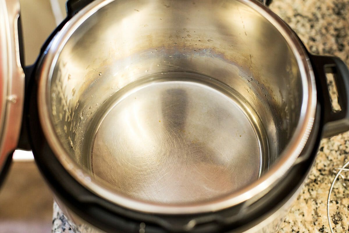 Copycat Starbucks Egg Bites prepare the pressure cooker