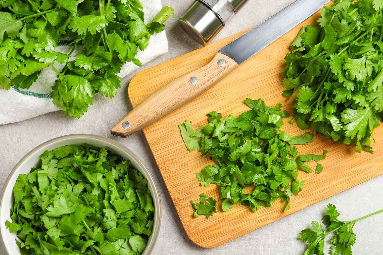 Chopped cilantro