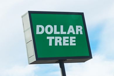 Dollar Tree sign displayed outdoors