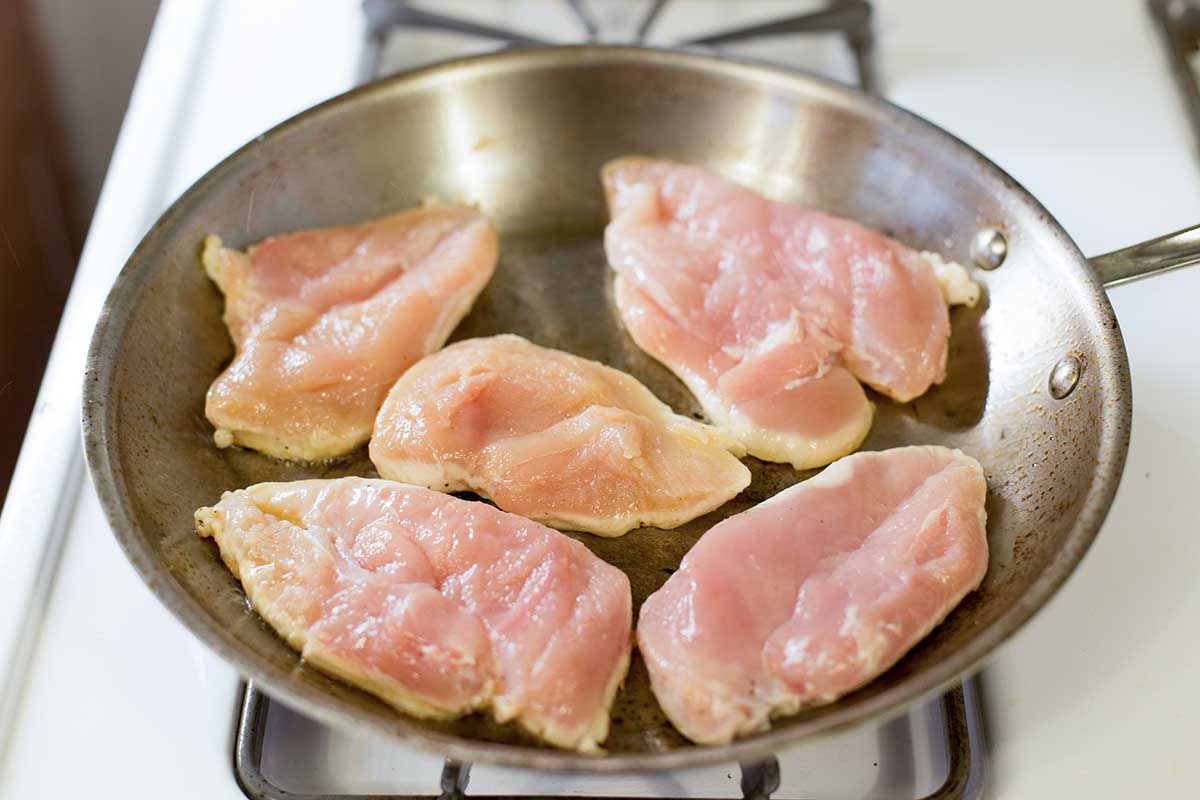 Skillet Chicken with Bok Choy