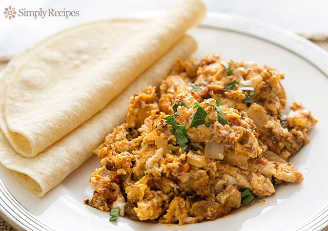 Chorizo and Eggs with tortillas