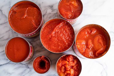 Canned tomato types