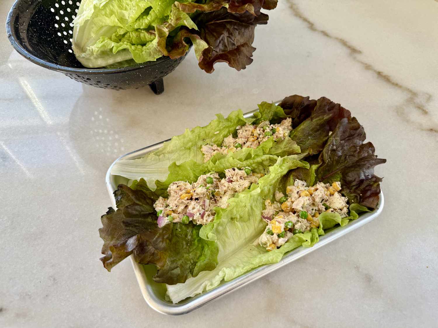 Matthew McConaughey's Tuna Salad in lettuce boats