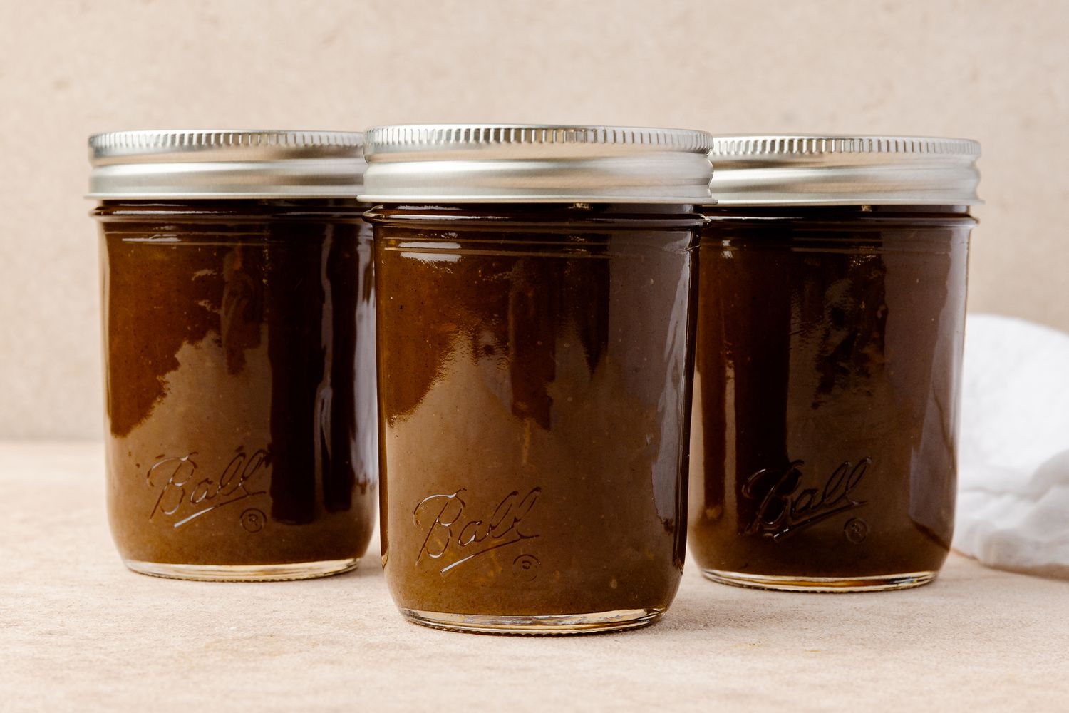 Three jars of Apple Butter