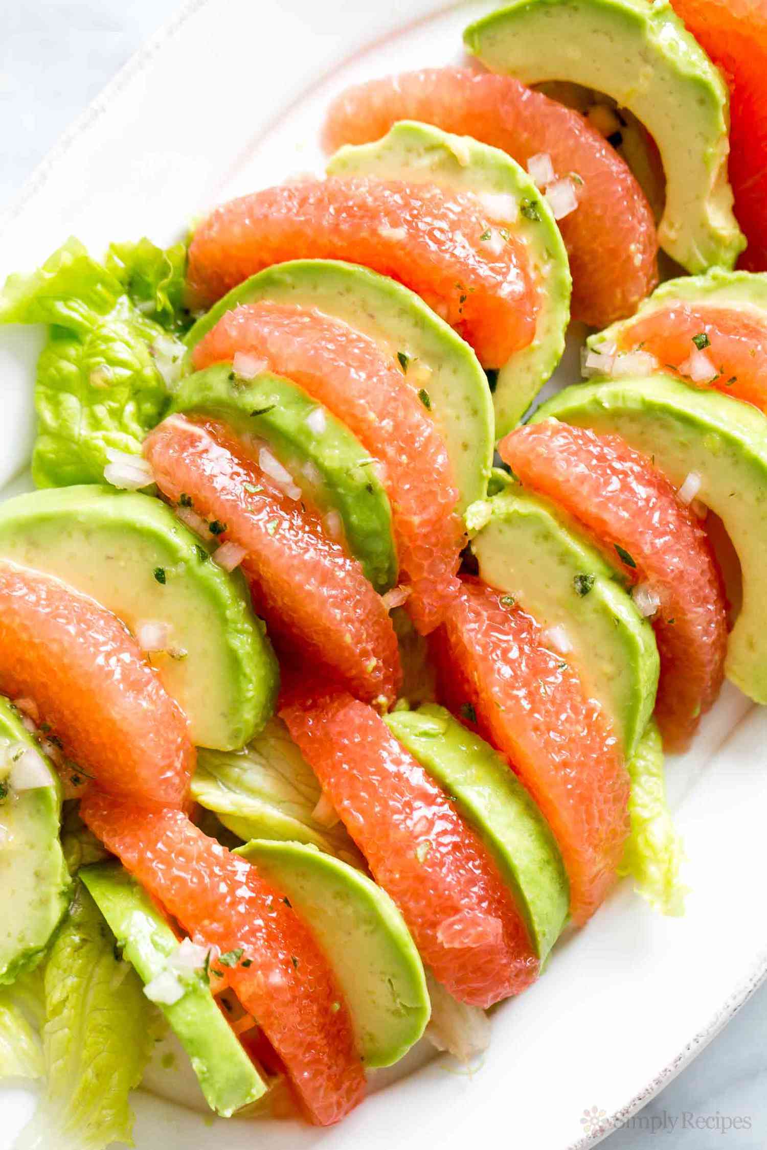 Grapefruit Avocado Salad