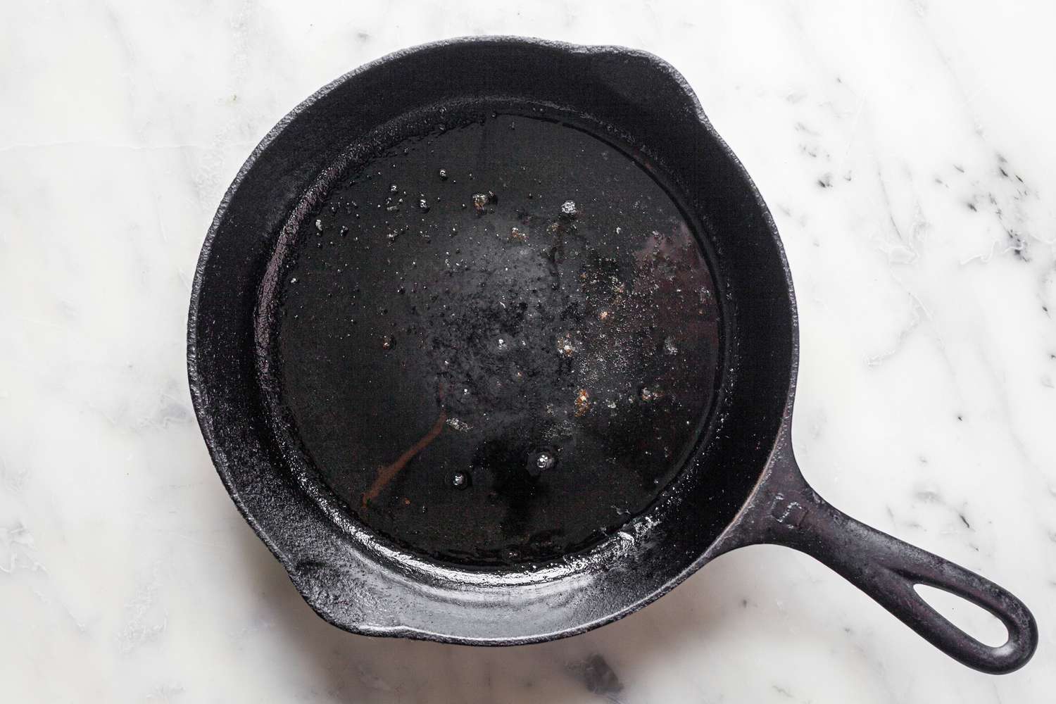 Cast Iron Skillet with Melted Butter