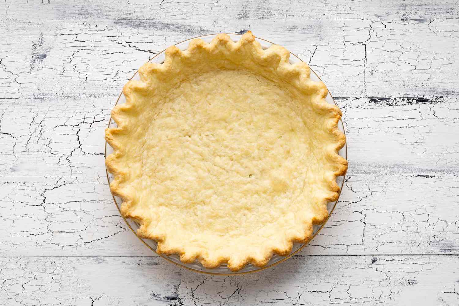 Pie Shell in Pie Dish (Post-Blind Bake)