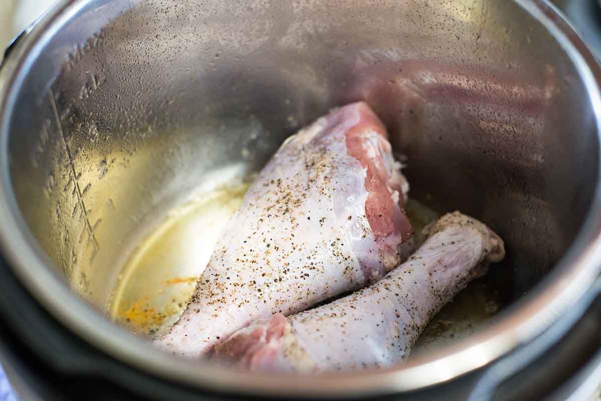 Pressure Cooker Turkey with Dijon Gravy