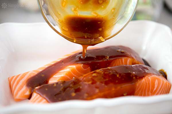 How to marinade salmon in hoizon glaze