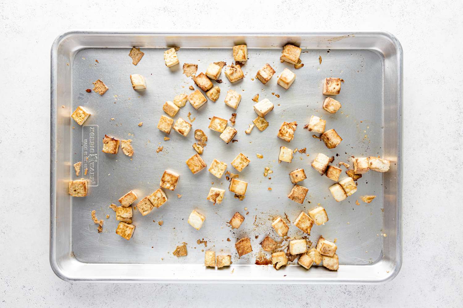 Tofu Roasted on a Sheet Pan