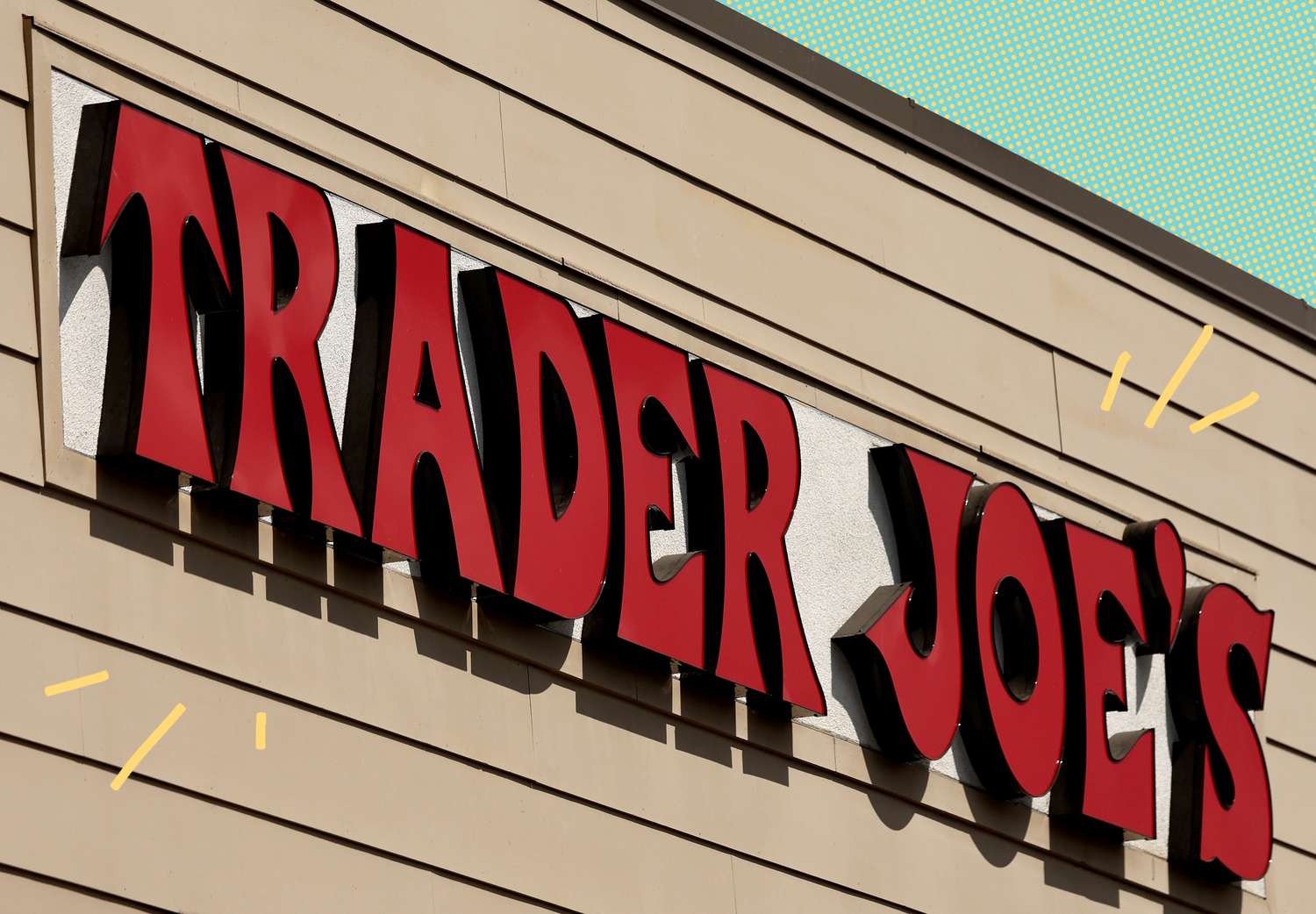 Trader Joe's sign on a building facade