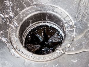 water going down the drain