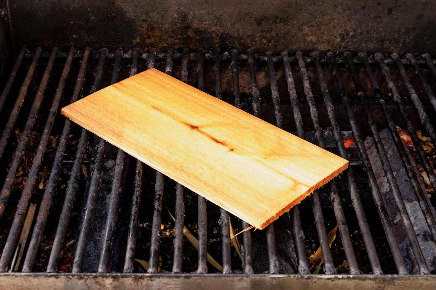 Cedar Plank Toasting on the Grill