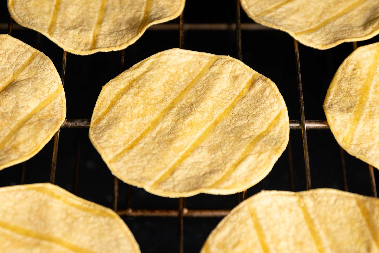 Tortilla in Oven for Vegetarian Tostada Recipe