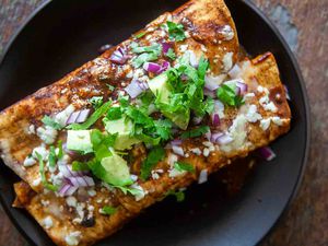 Turkey Black Bean Enchiladas