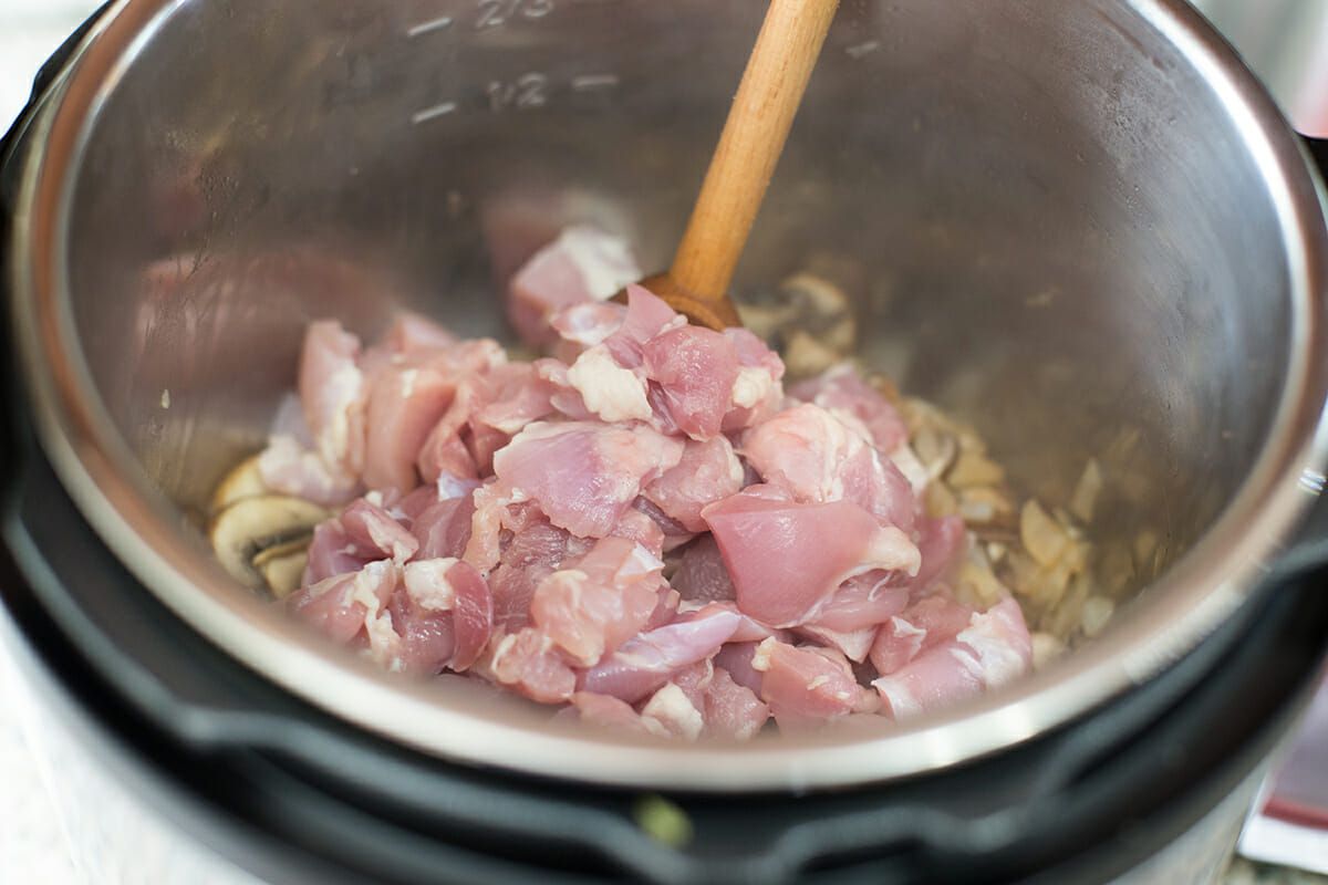 Pressure Cooker Chicken and Rice Casserole