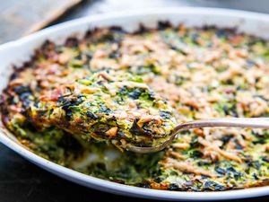 Zucchini Spinach Gratin