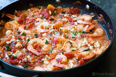 Baked Shrimp with Tomato and Feta