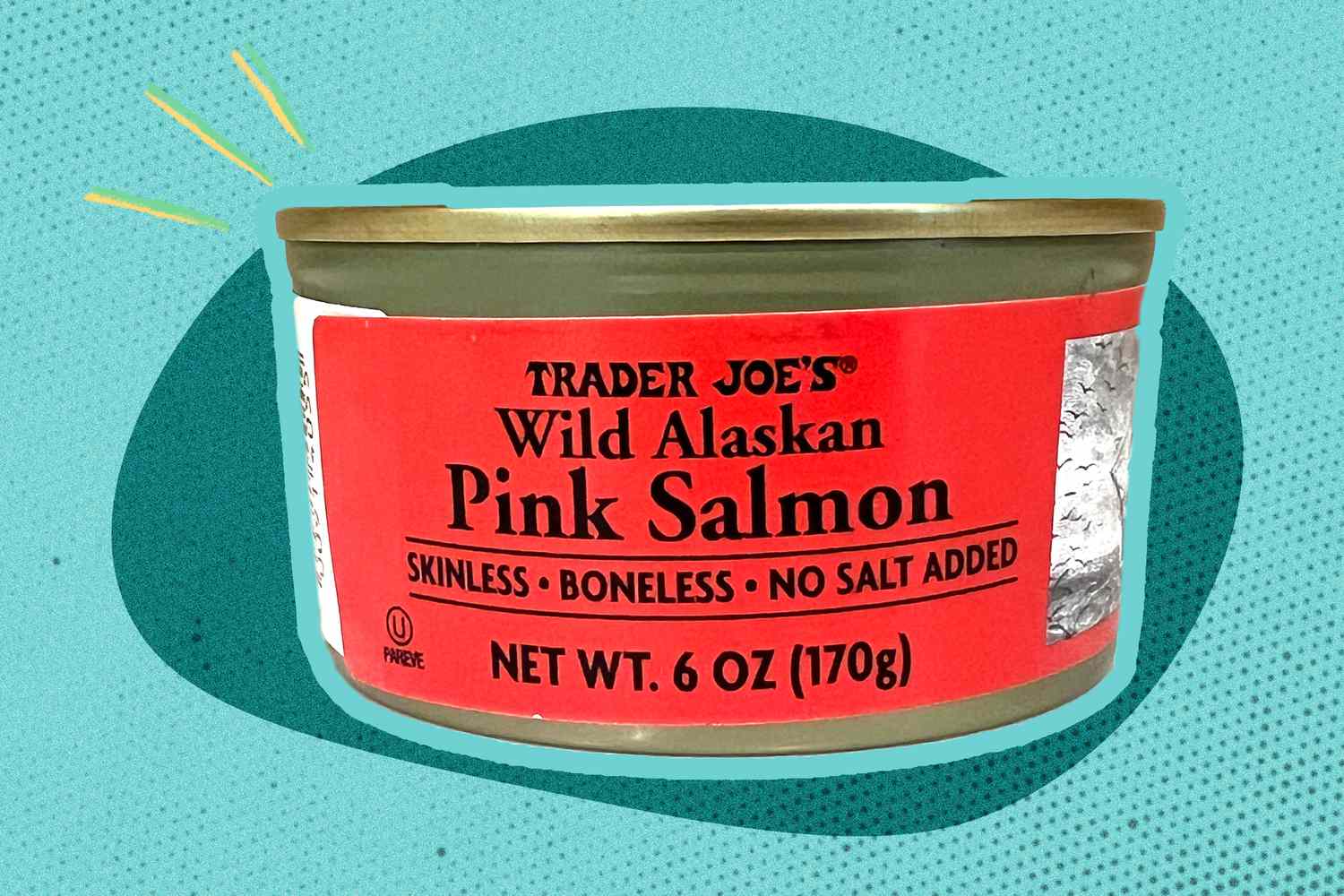 Trader Joe's Wild Alaskan Pink Salmon can 