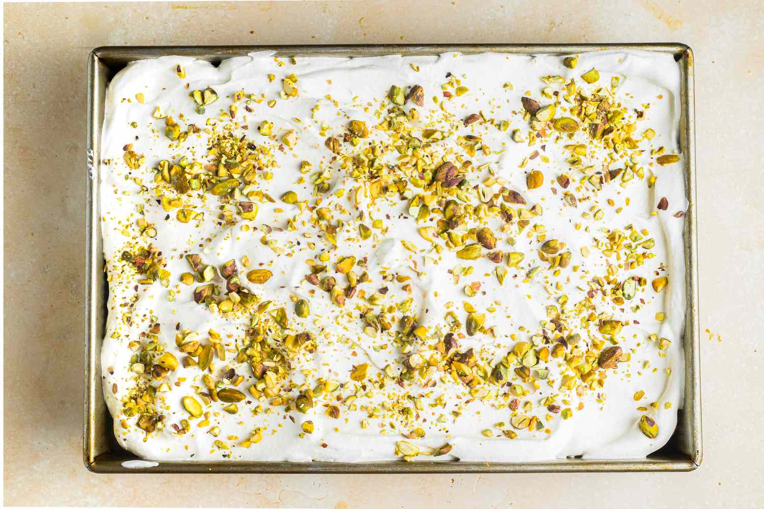 Pistachio Cardamom Tres Leches Cake