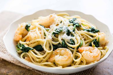 Shrimp Lemon Linguine
