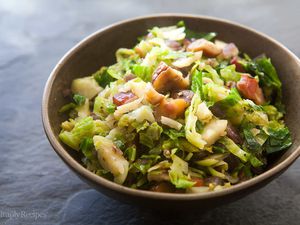 Brussels Sprouts with Bacon and Chestnuts