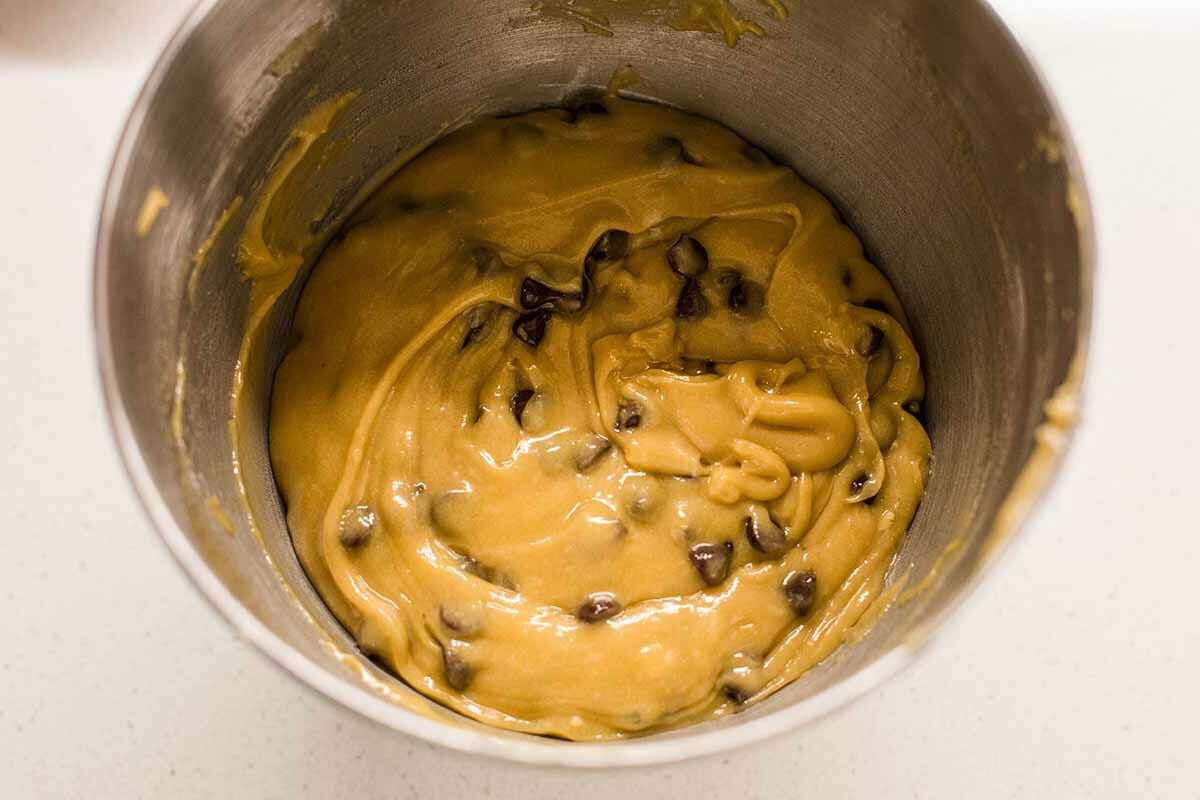 Best Crispy Chocolate Chip Cookies Recipe add the chocolate chips