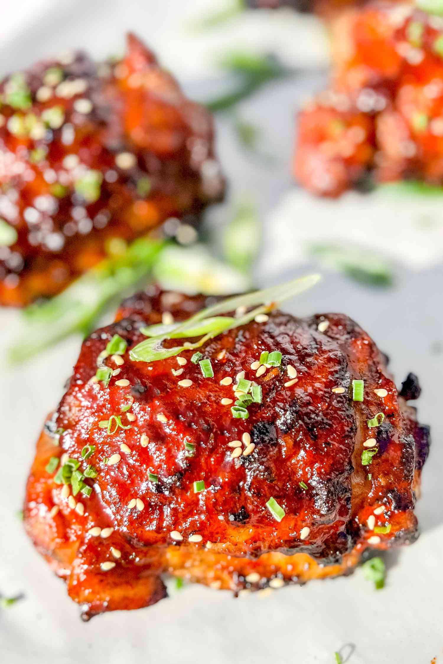 Easy Grilled Gochujang Chicken Thighs