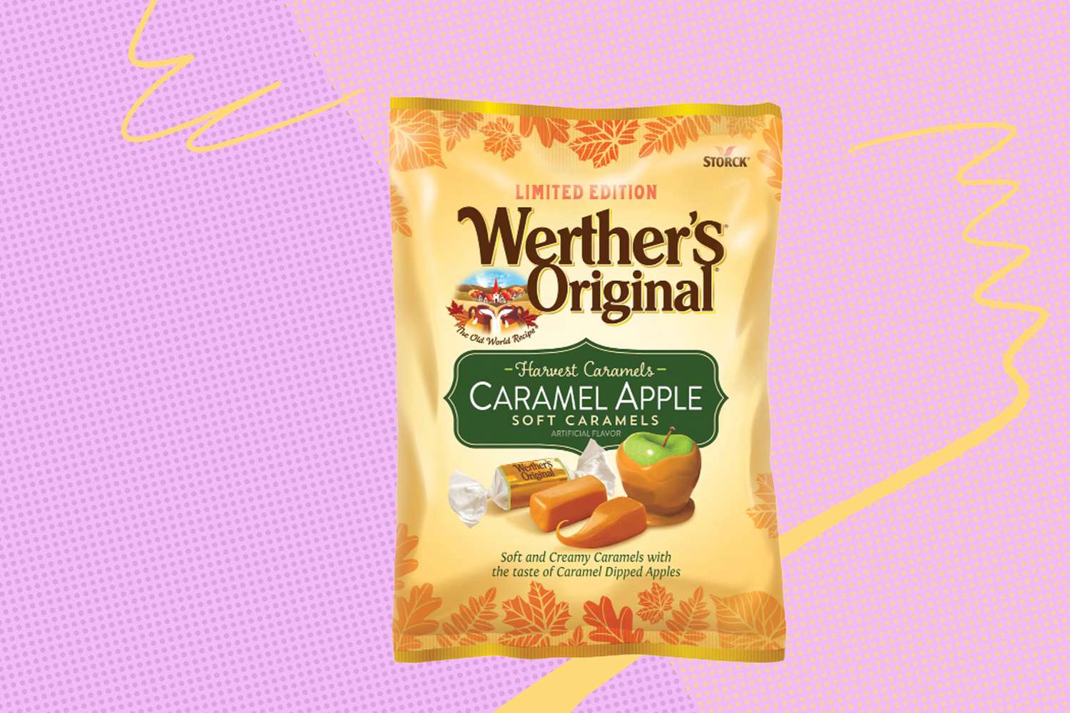 Bag of Werthers Original caramel apple soft caramels