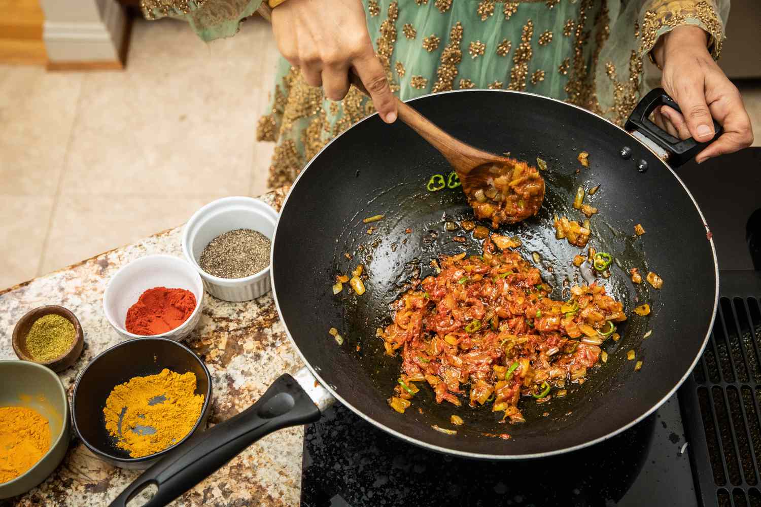 Spices for Gholpi (Afghan Stewed Cauliflower)