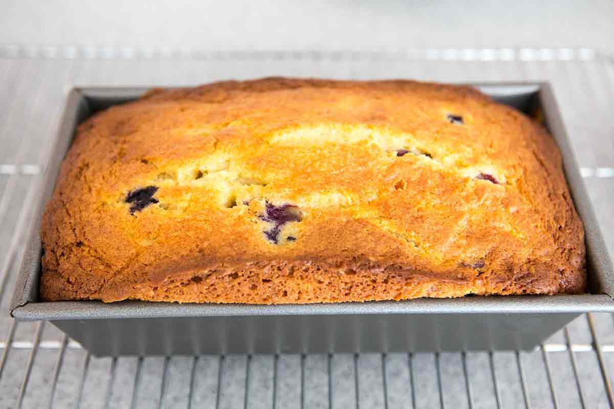 Bake Lemon Blueberry Ricotta Pound Cake