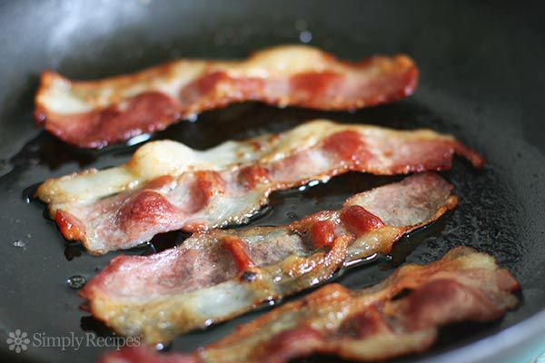 cook bacon to render bacon fat grease