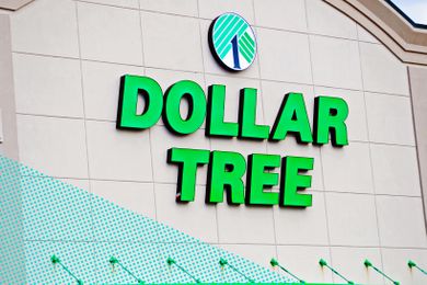 A Dollar Tree sign