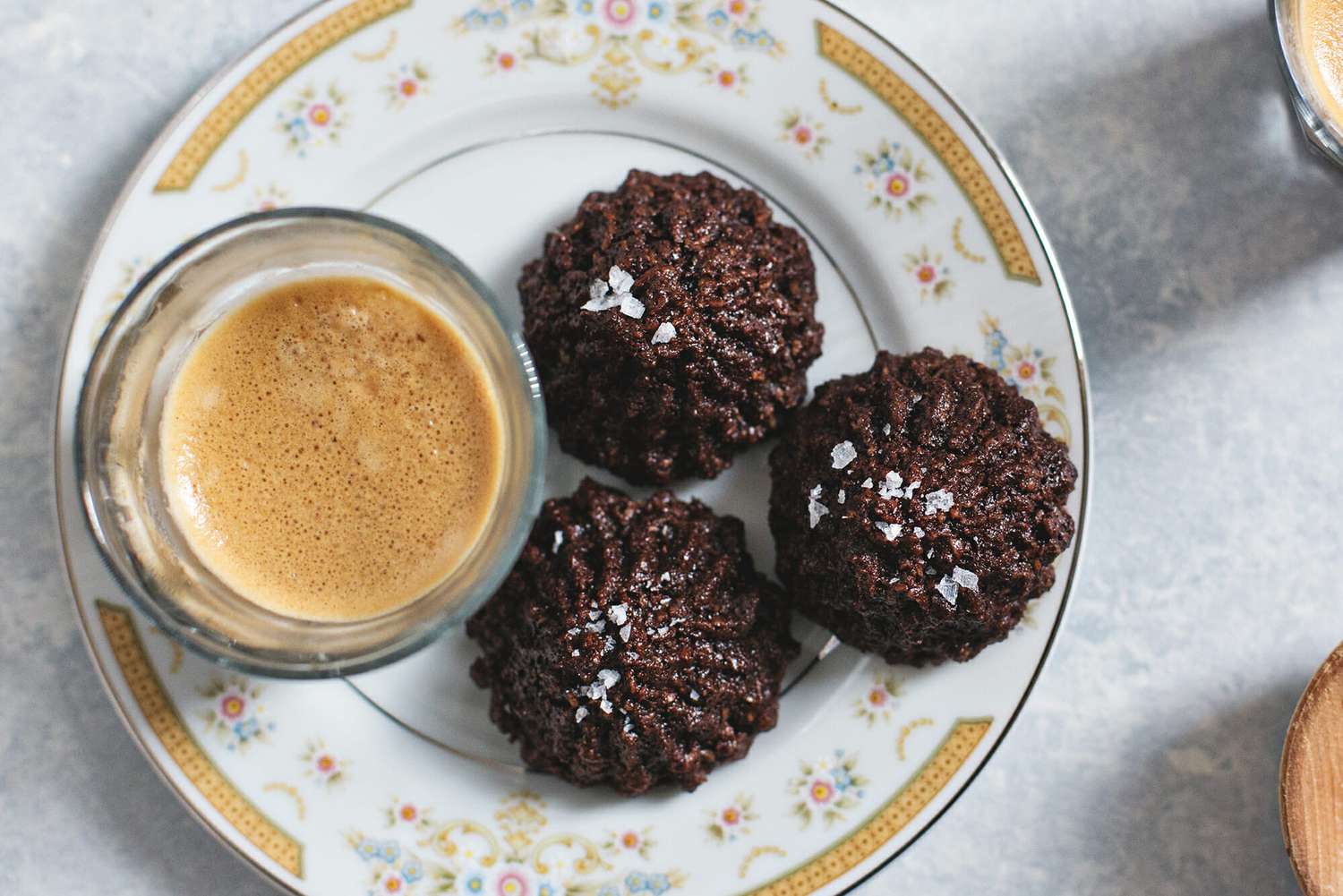 fudgy chocolate Coconut Macaroons