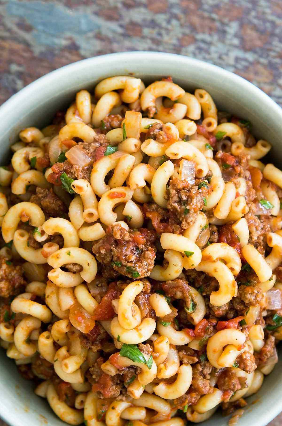 Hamburger and Macaroni