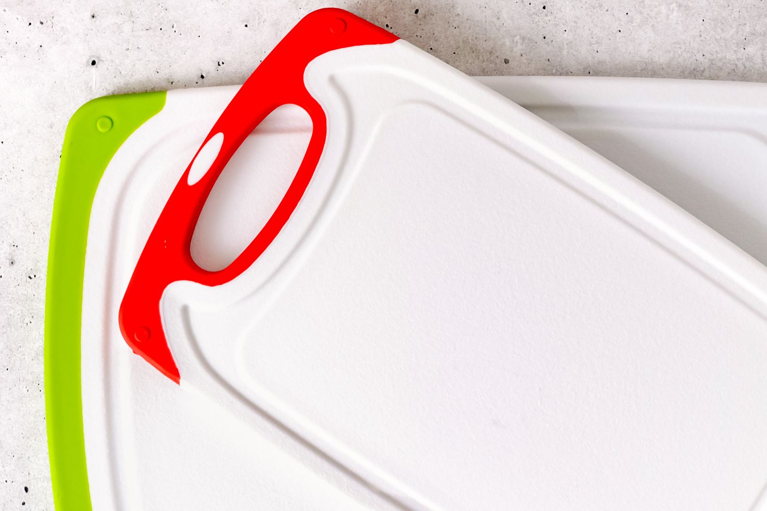 Cutting boards on the counter 