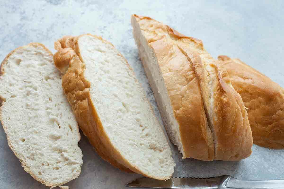 Stuffed French Toast Recipe slice the bread