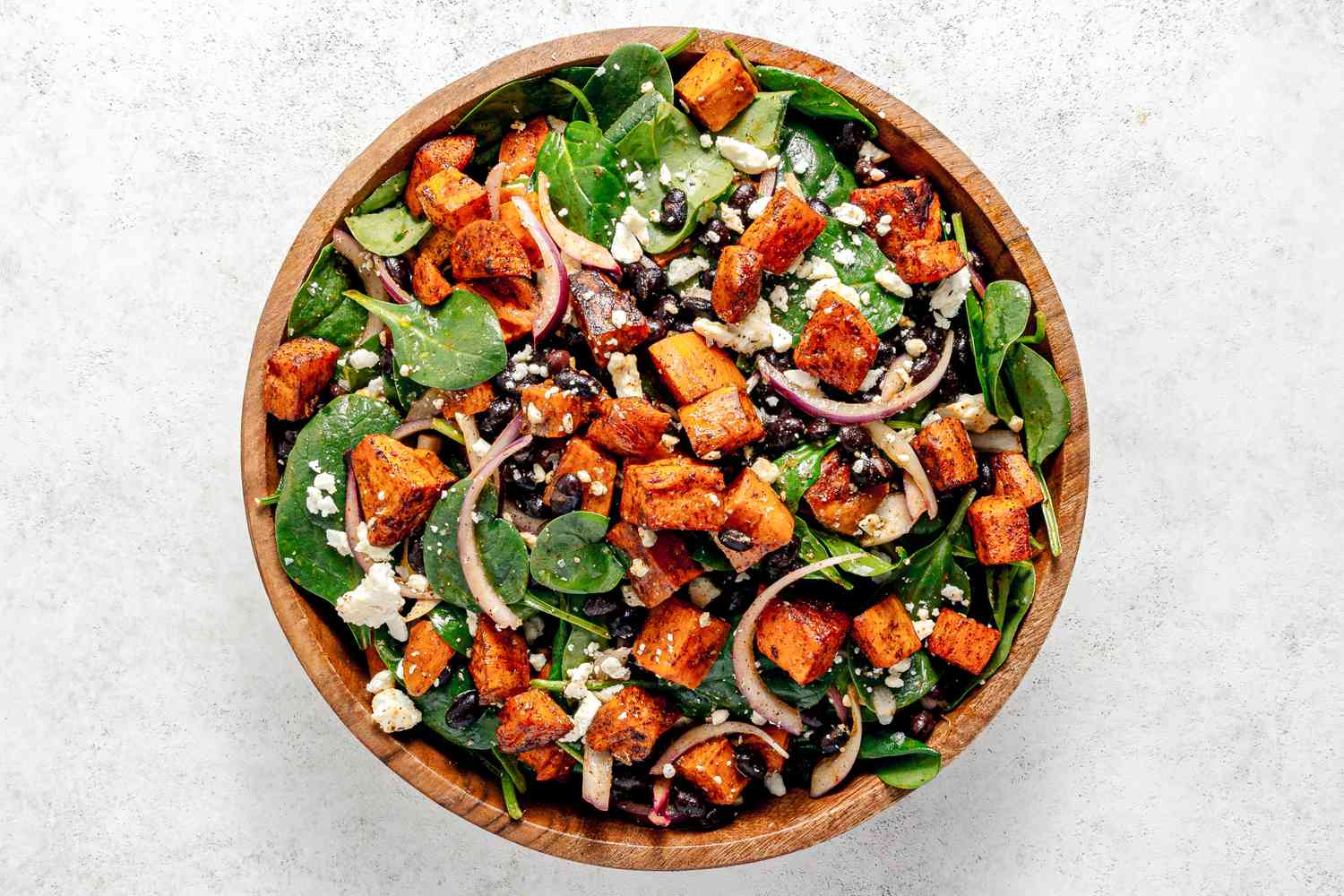 Roasted Sweet Potato Salad in a Bowl 