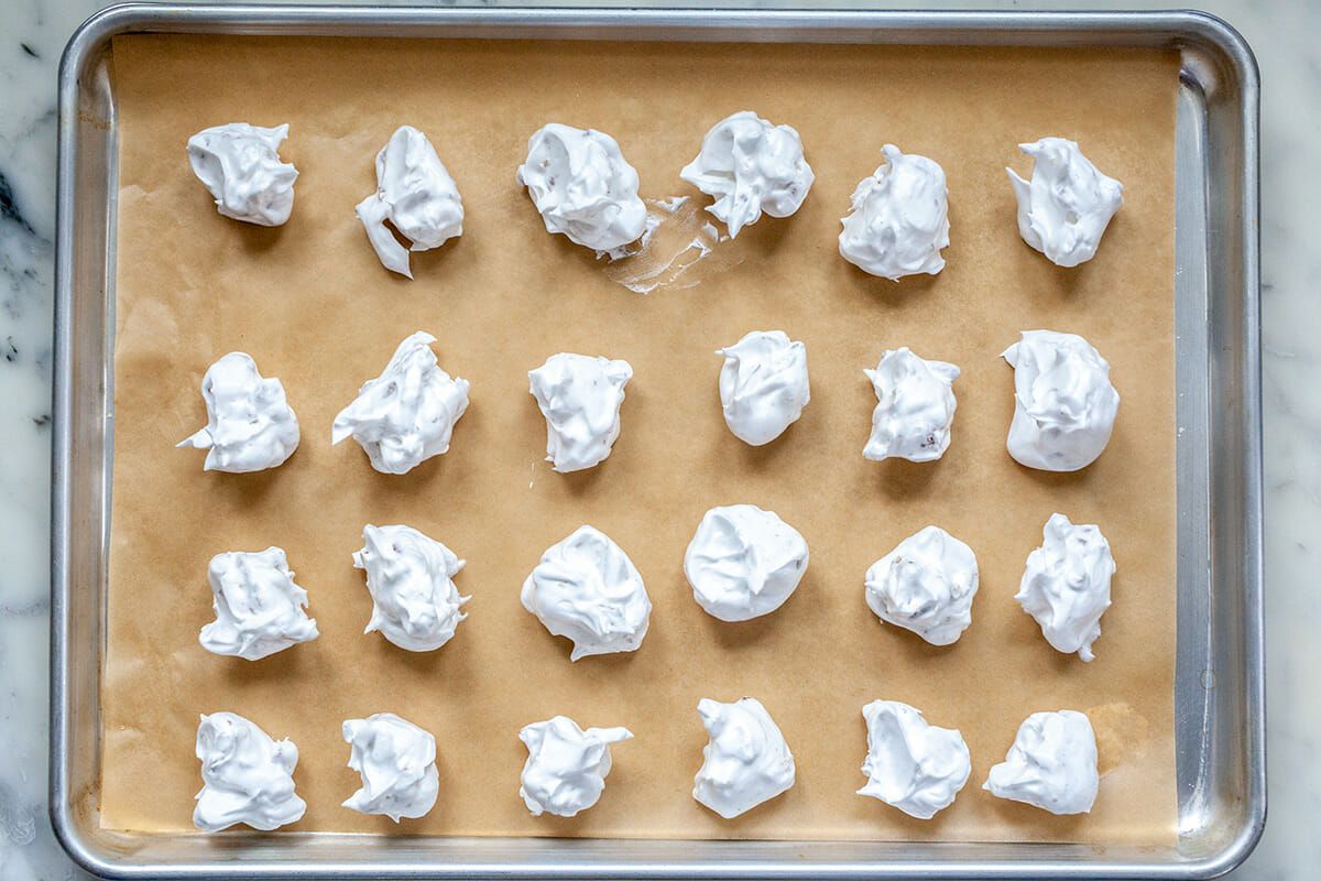 Pecan Meringue Cookies Method