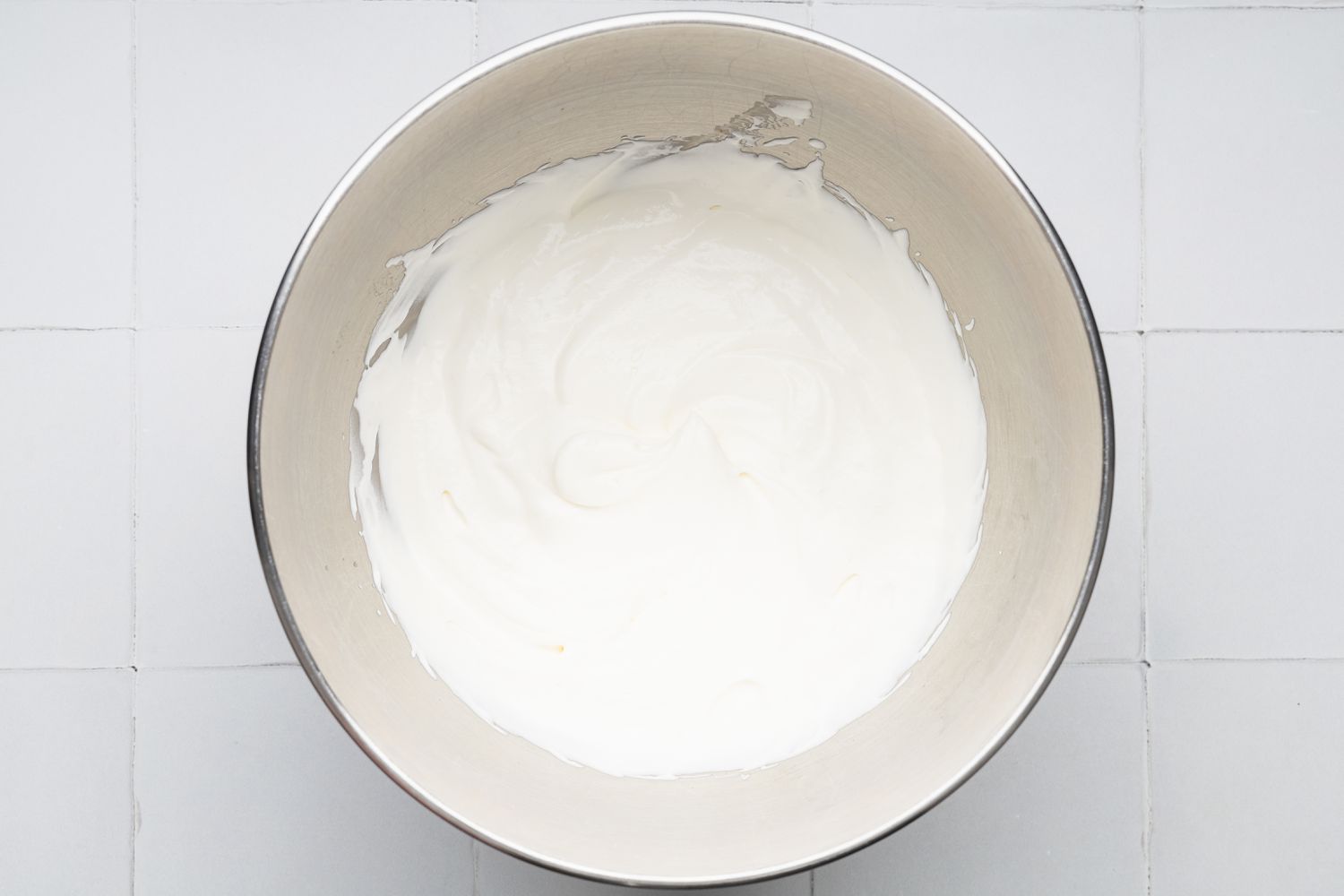Mixer Bowl of Whipped Cream