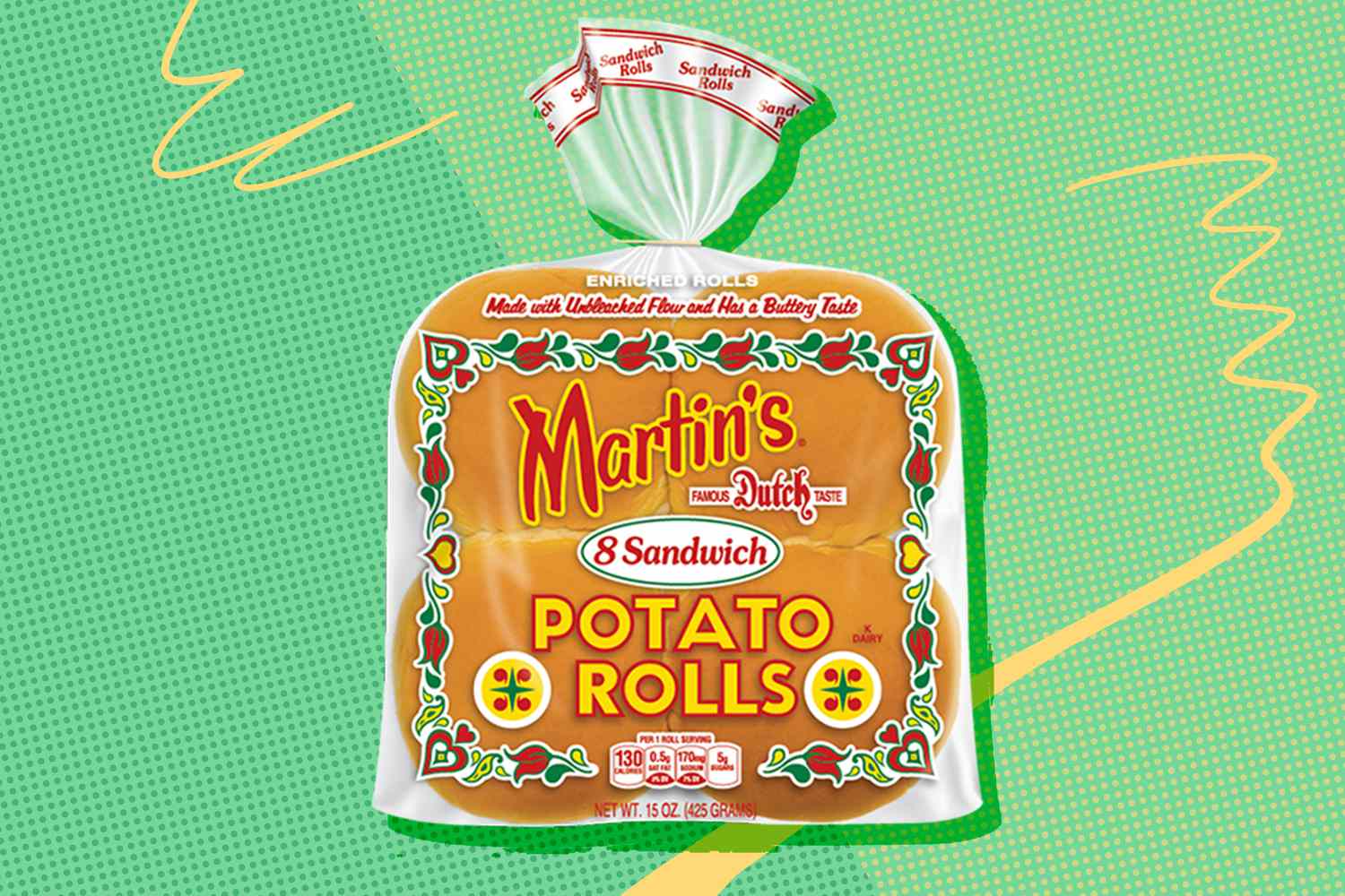 Bag of Martin's Potato Rolls, for sandwich buns