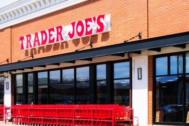Outside view of a Trader Joe's store