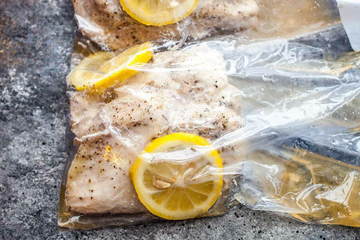 Easy Chicken and Broccoli Sous Vide remove the chicken